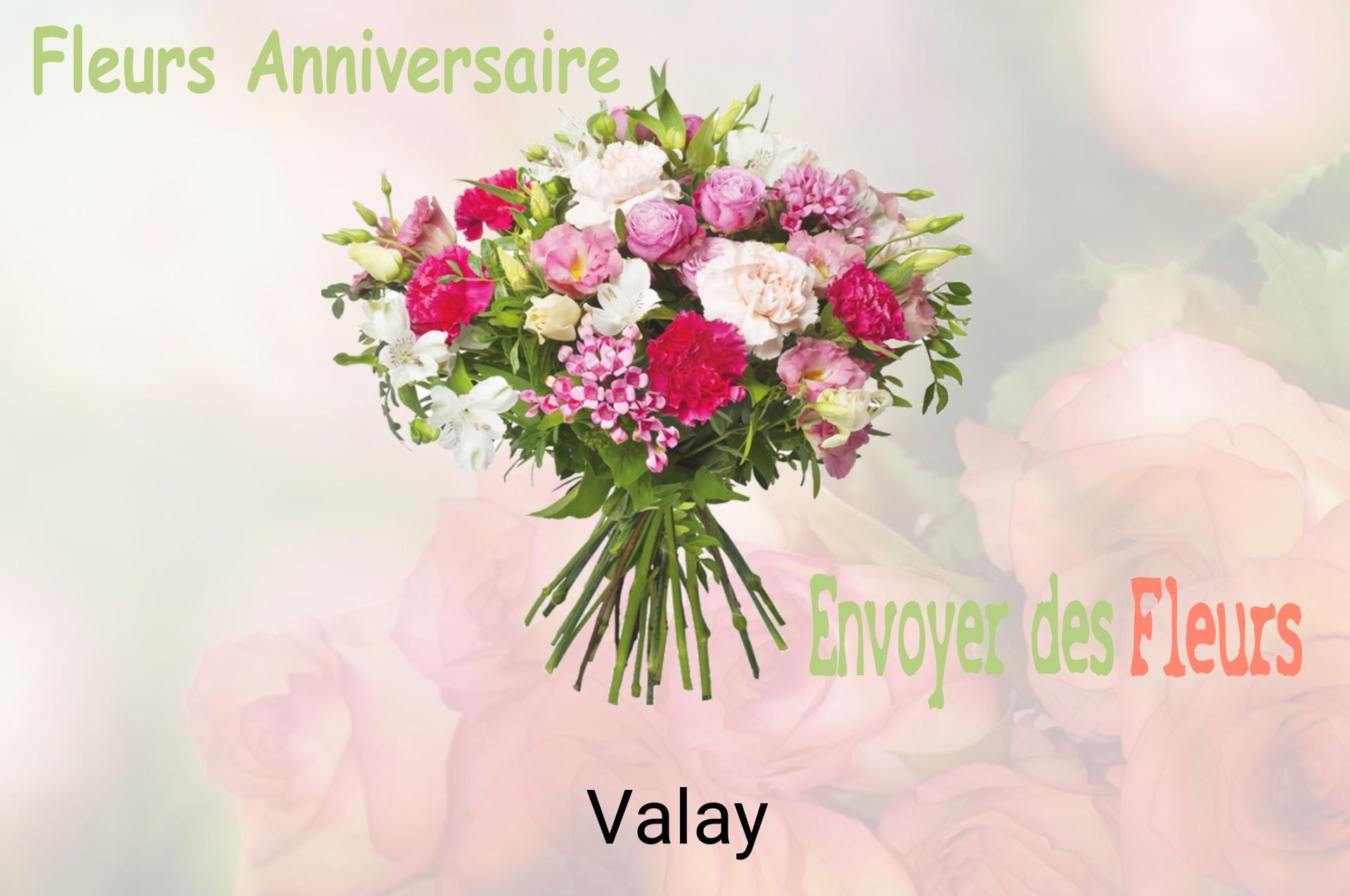 Bouquet de fleurs d’anniversaire livré à Valay