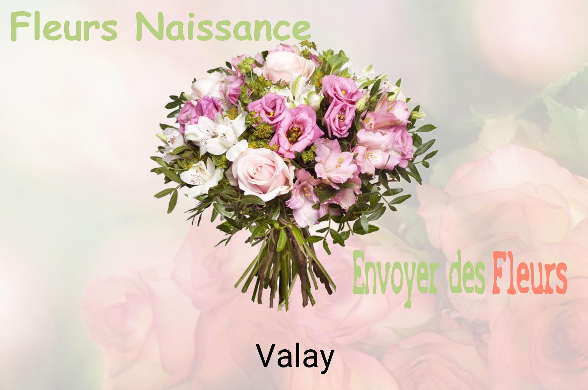 Bouquet de fleurs de naissance livré à Valay